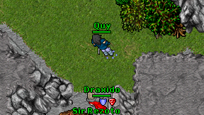 Quy on screen