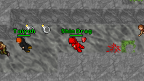 Shin Drag on screen