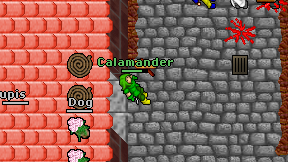Calamander on screen