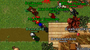Master Explode on screen