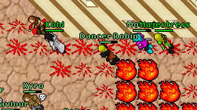 Dancer Robin on screen