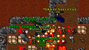 Utopia Techace on screen