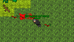 Dragon of lors on screen