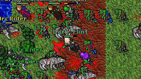 Dark-Flint on screen