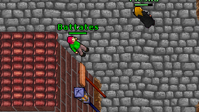 Battates on screen