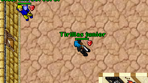 Tirillas junior on screen