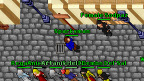 Sparksman on screen