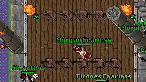 Morgan Fearless on screen