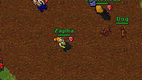 Zapha on screen