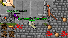 Iceman De'Vampire on screen