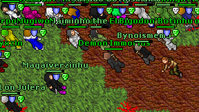 Demon Immorius on screen