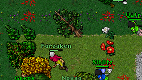 Forzaken on screen