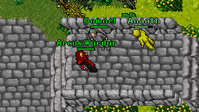 Arcus Wurdur on screen