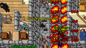 Blazed Assassin on screen