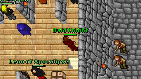Bald Knight on screen