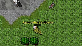 Apocalipse down on screen