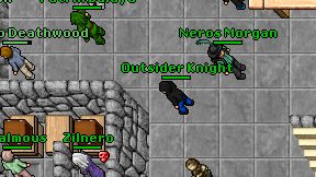 Outsider Knight on screen