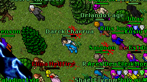 Darck Charrua on screen