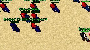 Feros spark on screen