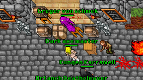 Dark axe master on screen