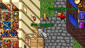 Evil Chopper on screen