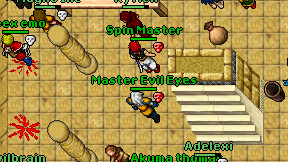 Master Evil Eyes on screen