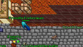 Frendly Fisherman on screen
