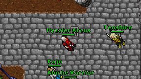 Hyzzler Arcus on screen