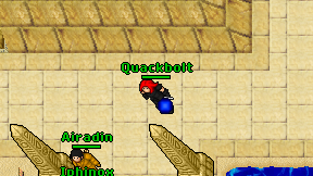 Quackbolt on screen