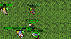 Czar'ny on screen