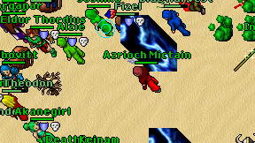 Azrioch Mictain on screen