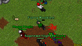 Furry Wookiee on screen