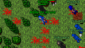 Adde de druid on screen