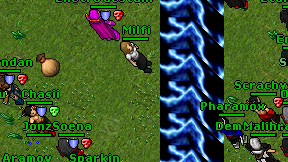 Scrachys on screen