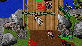 Hunter'Antennae on screen