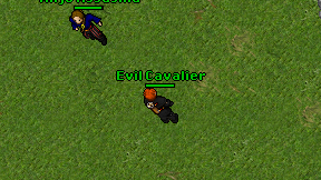 Evil Cavalier on screen