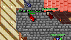 Devil Sorrcerer on screen