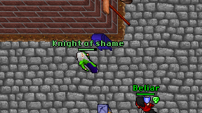 Knight of shame on screen