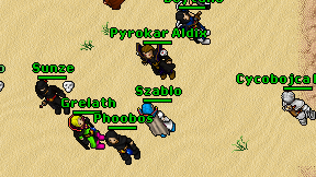 Szablo on screen