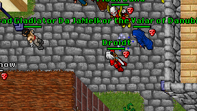 Droidt on screen