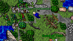 Archer Highlander on screen