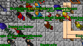Demon Skull Guide on screen