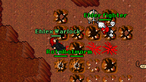 Ehlex Warlock on screen