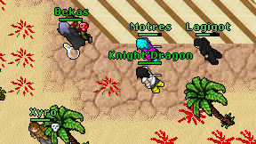 Knight'Dragon on screen