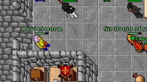 Xavi el worm on screen