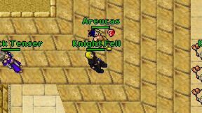 Knight Fell on screen