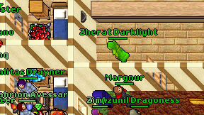 Zherat Darklight on screen