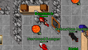 Bandwich on screen