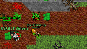Evil Scorp on screen