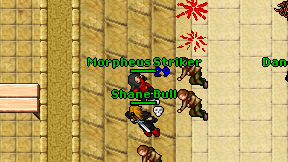 Morpheus Striker on screen